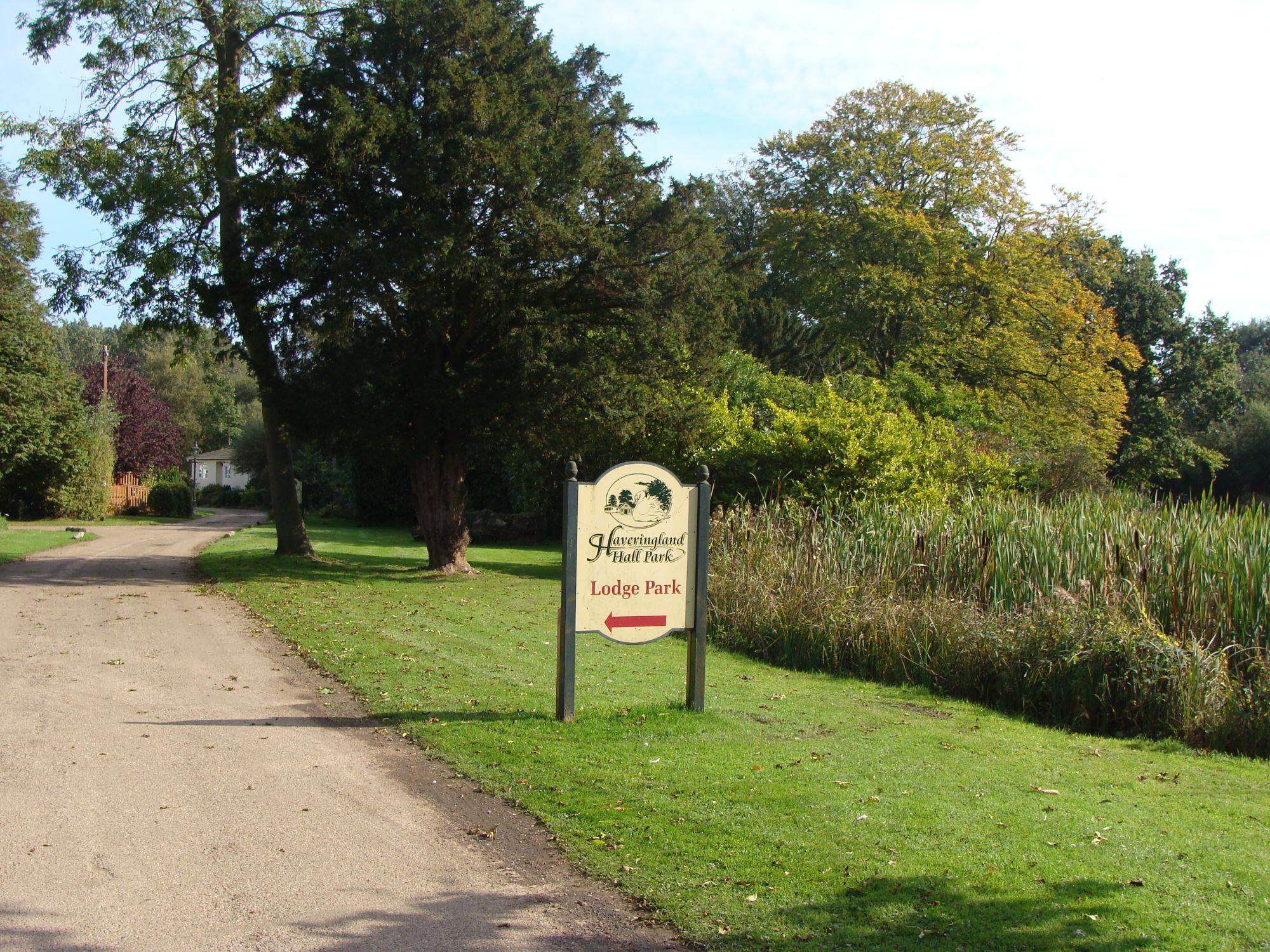 Entrance to the lodge park